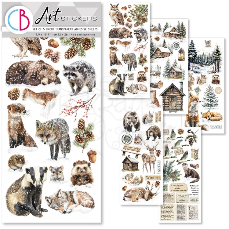 Naklejki foliowe do scrapbookingu Forest Tales CBI006 Ciao Bella