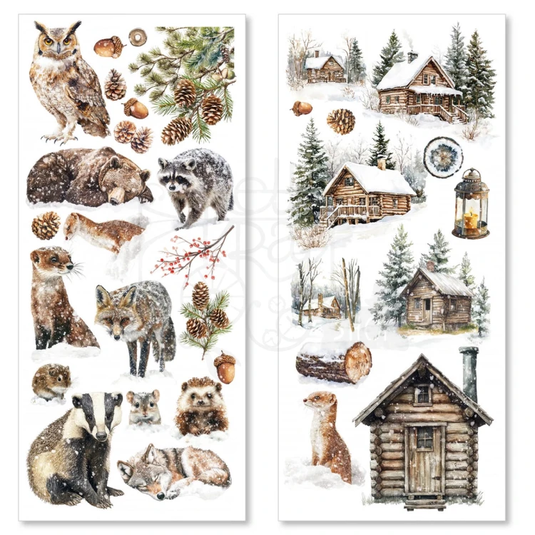 Naklejki foliowe do scrapbookingu Forest Tales CBI006 Ciao Bella