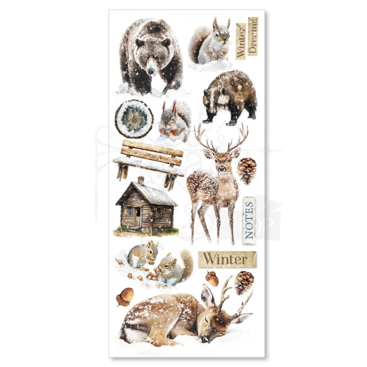 Naklejki foliowe do scrapbookingu Forest Tales CBI006 Ciao Bella