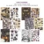 Zestaw A4 Junk Journal &amp; Ephemera Book Dark Academia CBB014 Ciao Bella