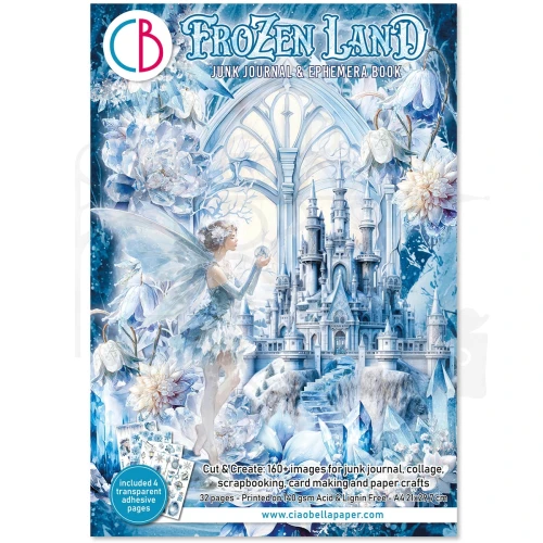 Zestaw A4 Junk Journal &amp; Ephemera Book Frozen Land CBB016 Ciao Bella