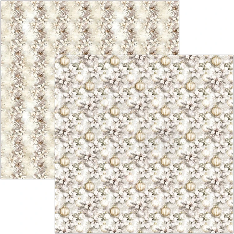 Zestaw papierów do scrapbookingu 30x30 Winter Season CBPM088 12 arkuszy Ciao Bella