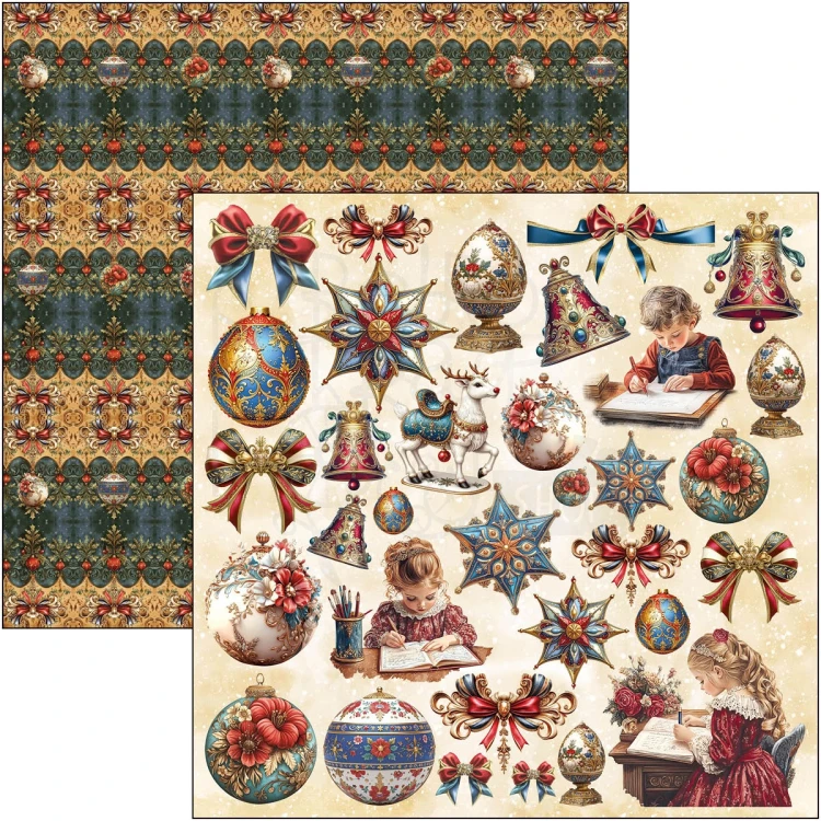 Zestaw papierów do scrapbookingu 30x30 Toy Shop CBPM089 12 arkuszy Ciao Bella