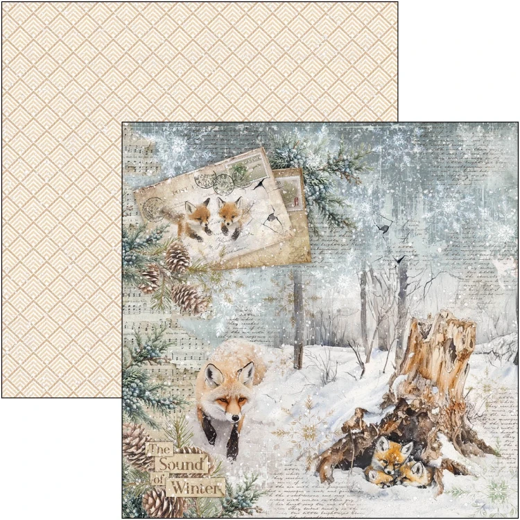 Zestaw papierów do scrapbookingu 30x30 Forest Tales CBPM090 12 arkuszy Ciao Bella