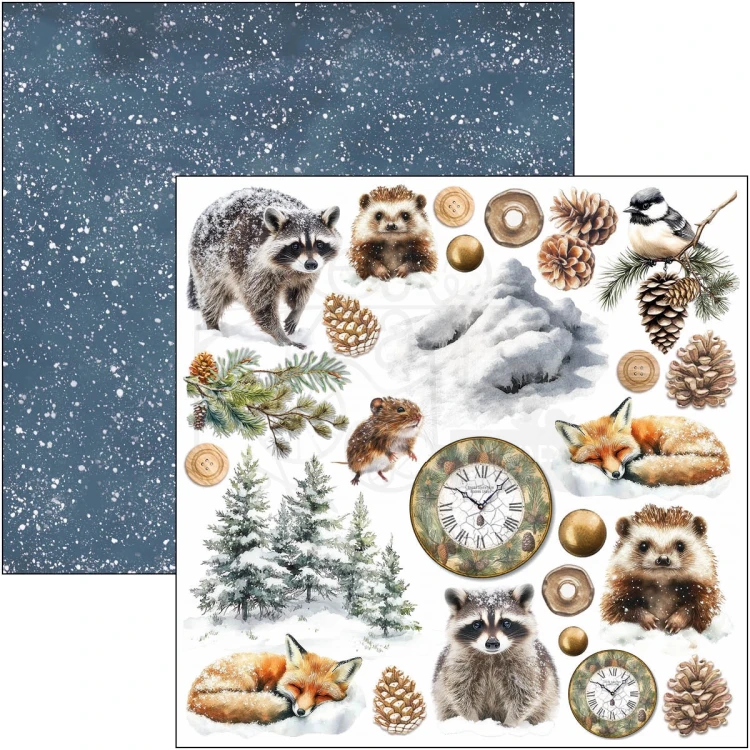 Zestaw papierów do scrapbookingu 15x15 Forest Tales CBQE090 24 arkusze Ciao Bella