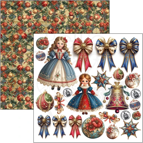 Zestaw papierów do scrapbookingu 15x15 Toy Shop CBQE089 24 arkusze Ciao Bella