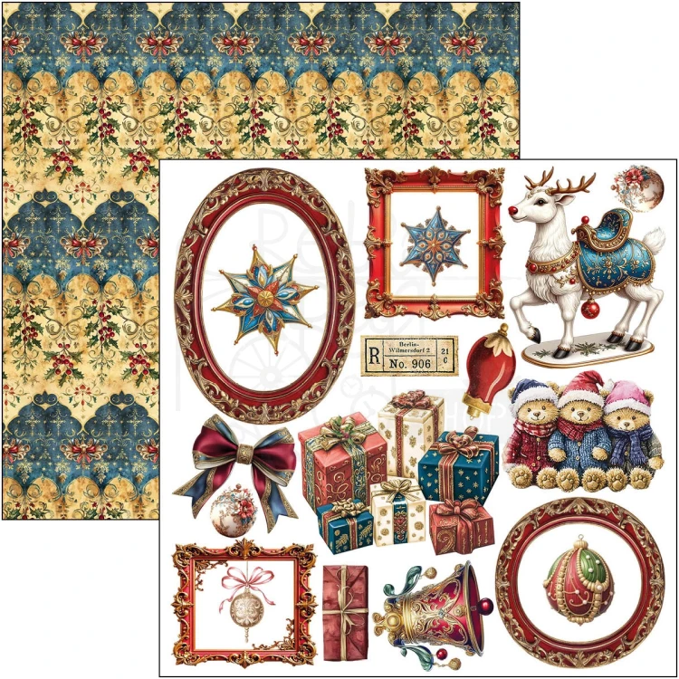 Zestaw papierów do scrapbookingu 15x15 Toy Shop CBQE089 24 arkusze Ciao Bella