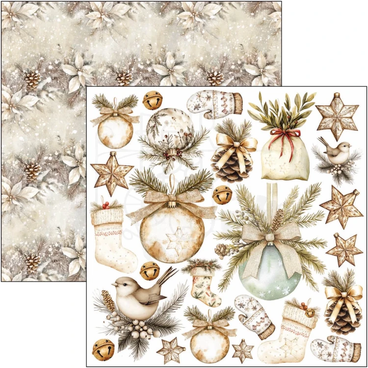 Zestaw papierów do scrapbookingu 15x15 Winter Season CBQE088 24 arkusze Ciao Bella