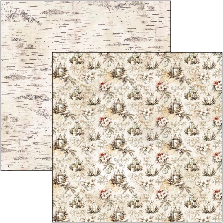 Zestaw papierów do scrapbookingu 20x20 Winter Season CBH088 12 arkuszy Ciao Bella