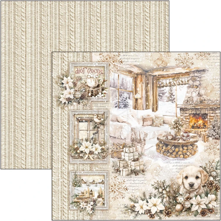 Zestaw papierów do scrapbookingu 20x20 Winter Season CBH088 12 arkuszy Ciao Bella