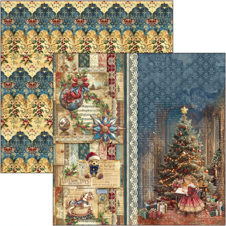 Zestaw papierów do scrapbookingu 20x20 Toy Shop CBH089 12 arkuszy Ciao Bella