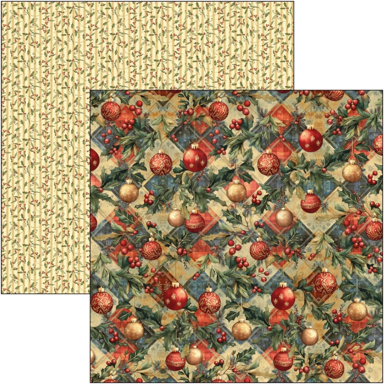 Zestaw papierów do scrapbookingu 20x20 Toy Shop CBH089 12 arkuszy Ciao Bella