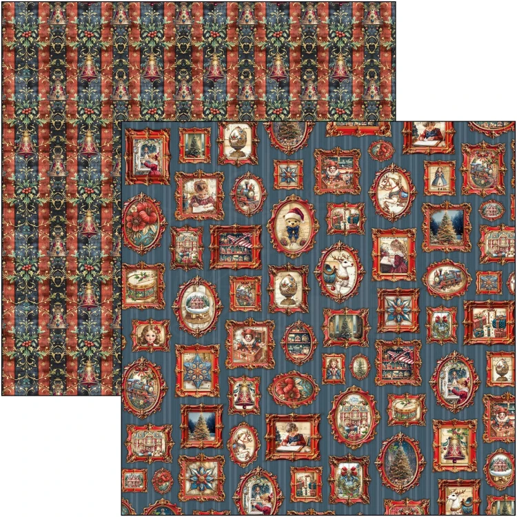 Zestaw papierów do scrapbookingu 20x20 Toy Shop CBH089 12 arkuszy Ciao Bella