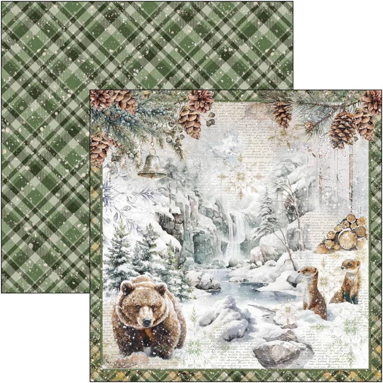 Zestaw papierów do scrapbookingu 20x20 Forest Tales CBH090 12 arkuszy Ciao Bella