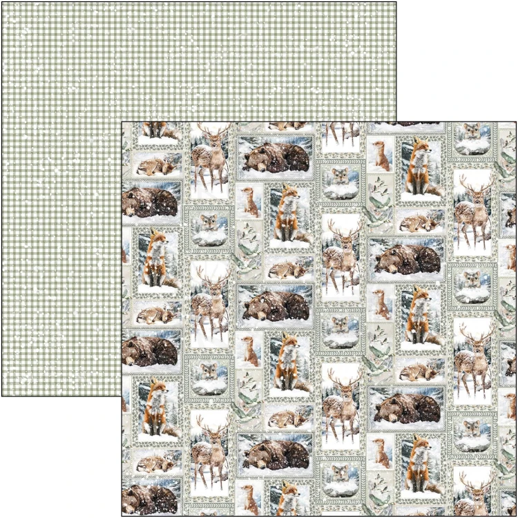 Zestaw papierów do scrapbookingu 30x30 Forest Tales CBT090 8 arkuszy Ciao Bella