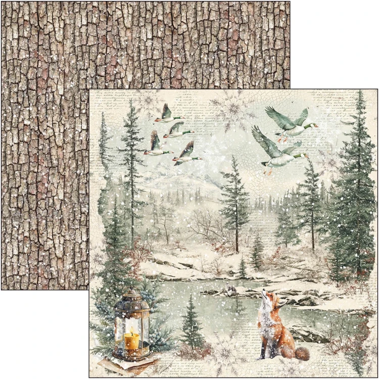 Zestaw papierów do scrapbookingu 30x30 Forest Tales CBT090 8 arkuszy Ciao Bella