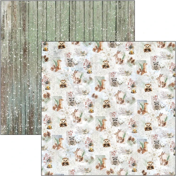 Zestaw papierów do scrapbookingu 30x30 Forest Tales CBT090 8 arkuszy Ciao Bella