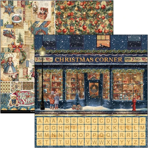 Zestaw papierów do scrapbookingu A4 Toy Shop CBT089 9 arkuszy Ciao Bella