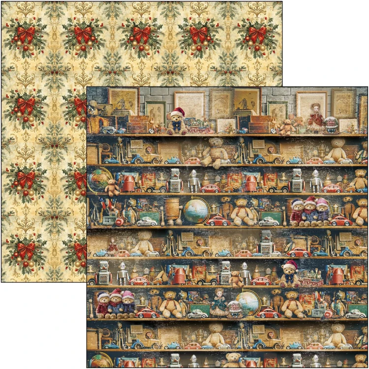 Zestaw papierów do scrapbookingu A4 Toy Shop CBT089 9 arkuszy Ciao Bella