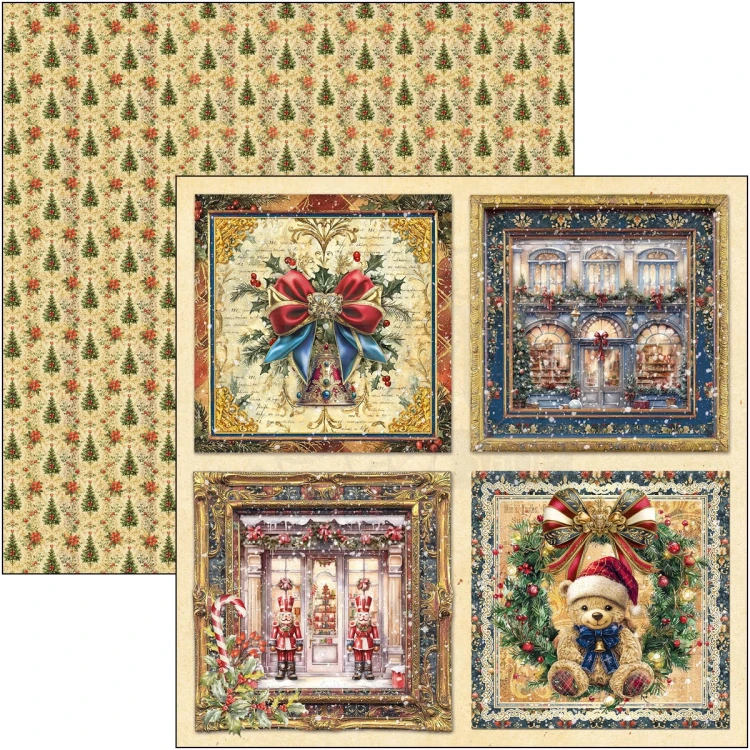 Zestaw papierów do scrapbookingu A4 Toy Shop CBT089 9 arkuszy Ciao Bella