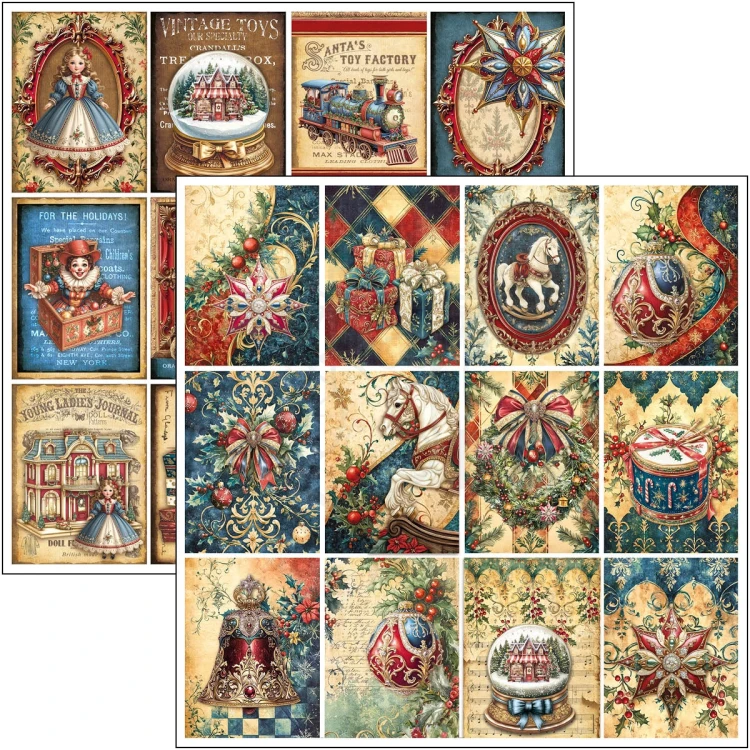 Zestaw papierów do scrapbookingu A4 Toy Shop CBT089 9 arkuszy Ciao Bella