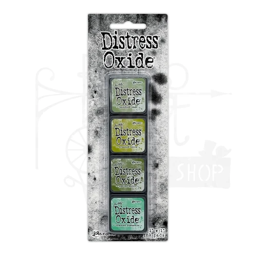 Zestaw 4 tuszów Tim Holtz Distress Mini Oxide Ink Pads Kit 3 TDIK91493 Ranger