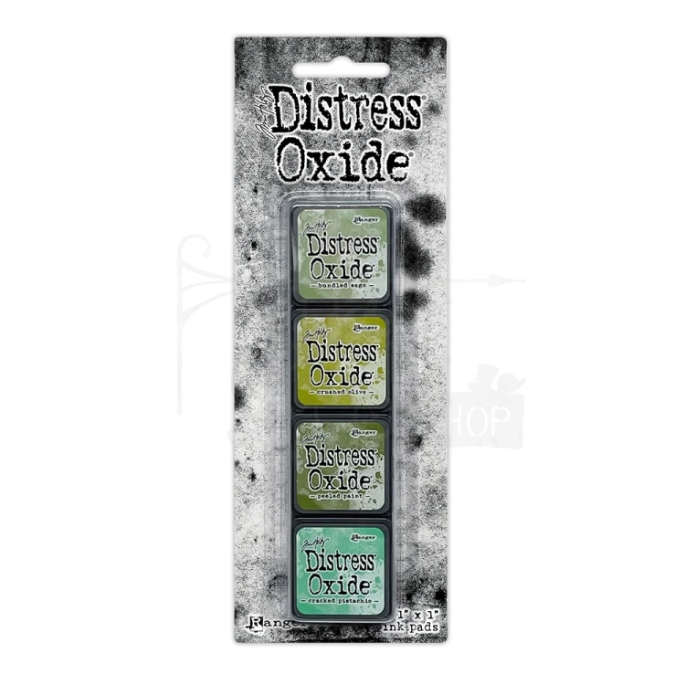Zestaw 4 tuszów Tim Holtz Distress Mini Oxide Ink Pads Kit 3 TDIK91493 Ranger