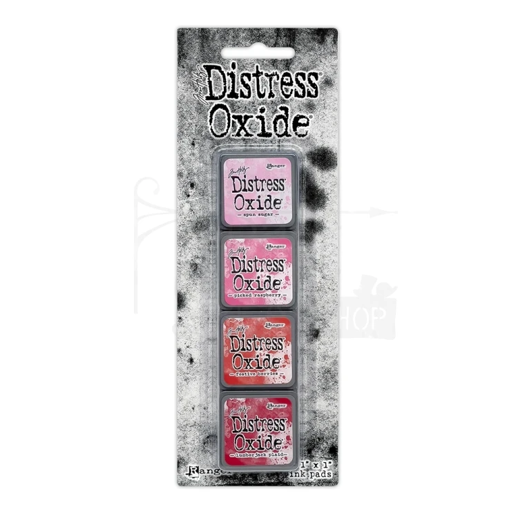 Zestaw 4 tuszów Tim Holtz Distress Mini Oxide Ink Pads Kit 1 TDIK91479 Ranger
