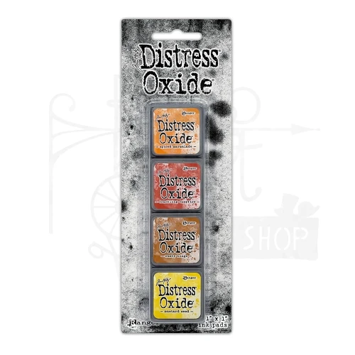 Zestaw 4 tuszów Tim Holtz Distress Mini Oxide Ink Pads Kit 2 TDIK91486 Ranger