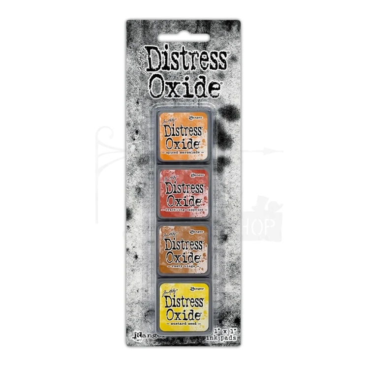 Zestaw 4 tuszów Tim Holtz Distress Mini Oxide Ink Pads Kit 2 TDIK91486 Ranger