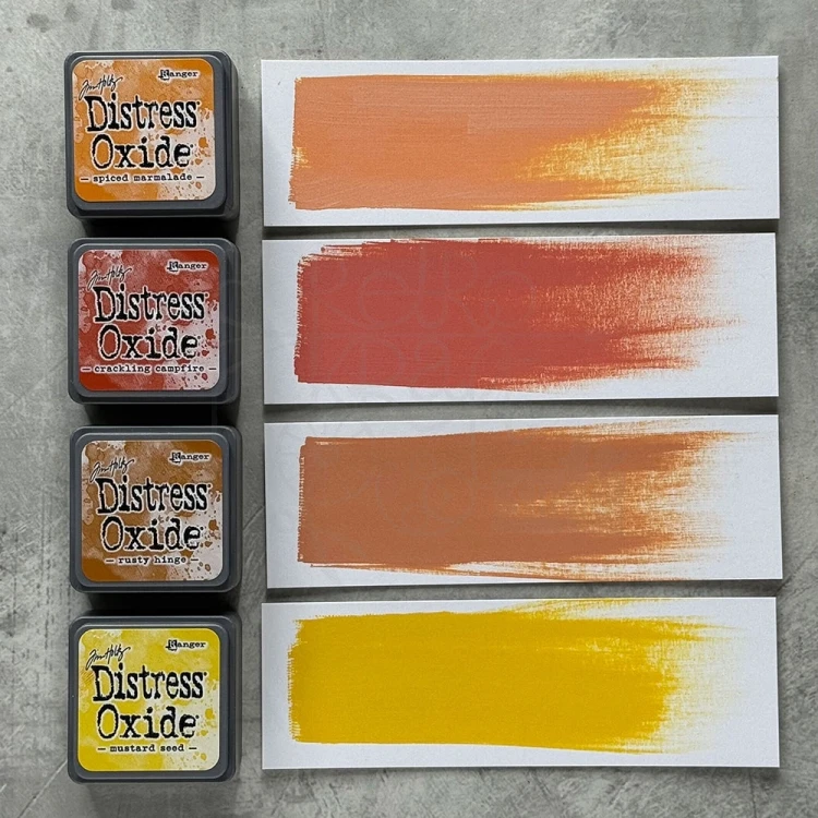 Zestaw 4 tuszów Tim Holtz Distress Mini Oxide Ink Pads Kit 2 TDIK91486 Ranger