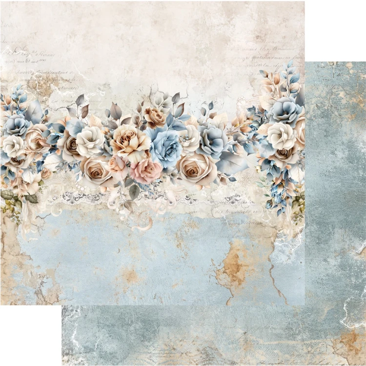 Zestaw papierów do scrapbookingu 20x20 In Shades of Blue AA-ISB-08 Alchemy of Art