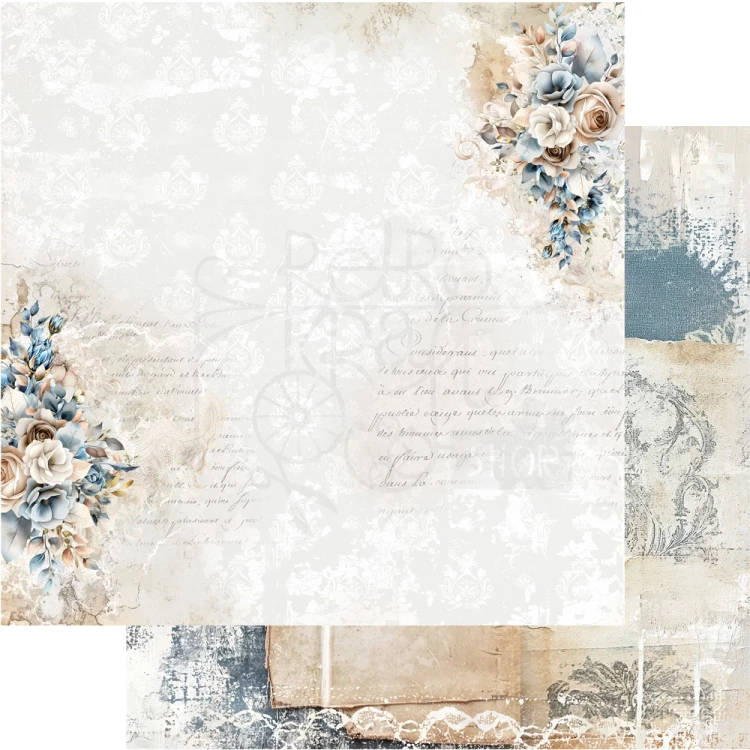 Zestaw papierów do scrapbookingu 20x20 In Shades of Blue AA-ISB-08 Alchemy of Art