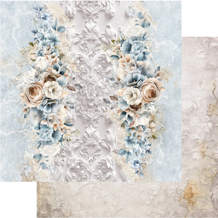 Zestaw papierów do scrapbookingu 20x20 In Shades of Blue AA-ISB-08 Alchemy of Art