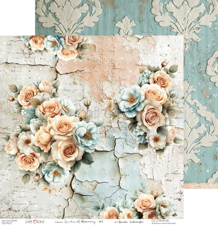 Zestaw papierów do scrapbookingu 30x30 Sprites of Harmony CC-C78-SH-00 Craft O'Clock