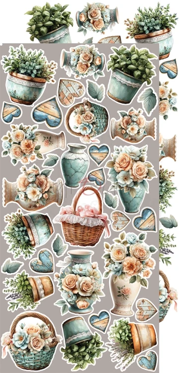 Zestaw dodatków 15x30 Sprites of Harmony Flowers &amp; More CC-C78-SH-11 Craft O'Clock