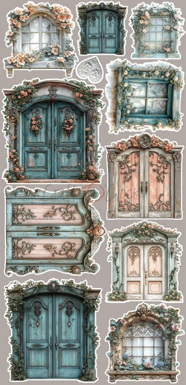 Zestaw dodatków 15x30 Sprites of Harmony Flowers &amp; More CC-C78-SH-11 Craft O'Clock