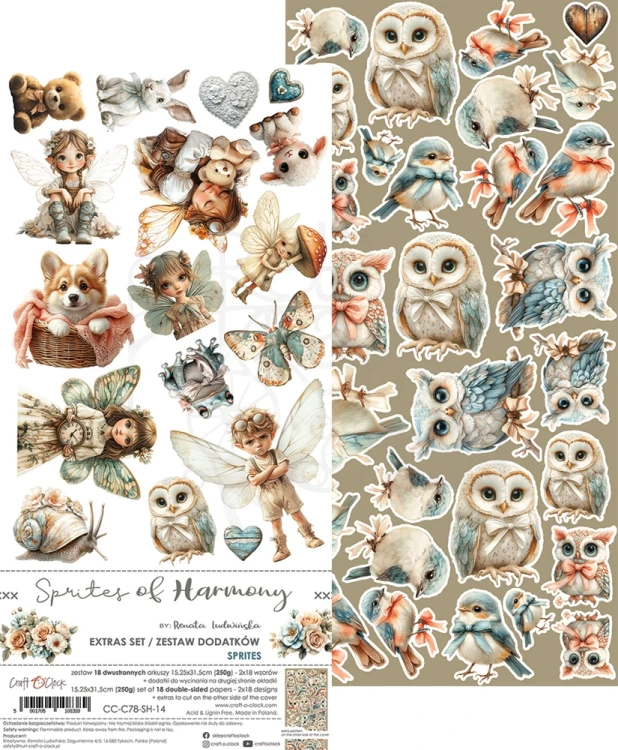 Zestaw dodatków 15x30 Sprites of Harmony Sprites CC-C78-SH-14 Craft O'Clock