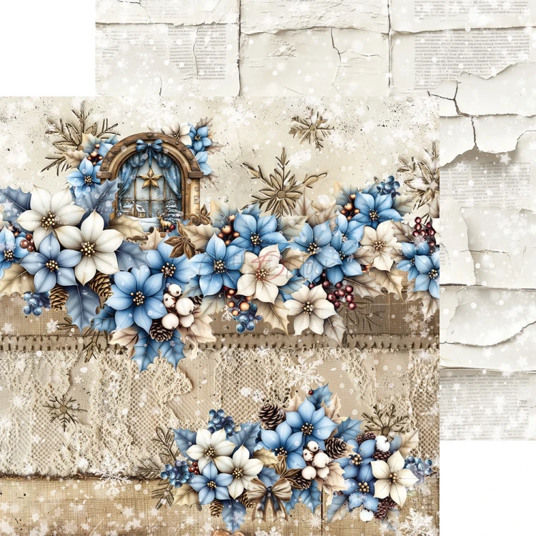 Zestaw papierów do scrapbookingu 20x20 Jolly Season CC-C79-JS-07 Craft O'Clock
