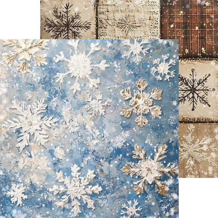 Zestaw papierów do scrapbookingu 20x20 Jolly Season CC-C79-JS-07 Craft O'Clock
