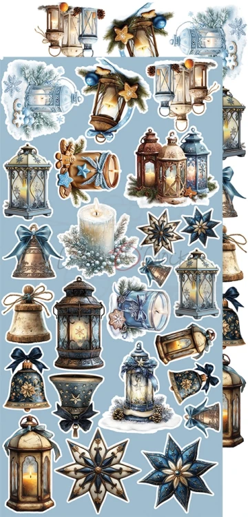 Zestaw dodatków 15x30 Jolly Season Winter CC-C79-JS-12 Craft O'Clock