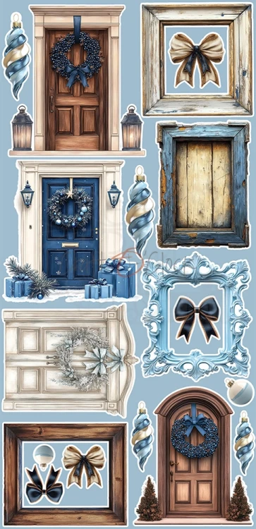 Zestaw dodatków 15x30 Jolly Season Winter CC-C79-JS-12 Craft O'Clock