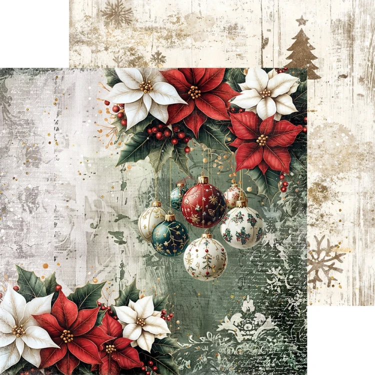 Zestaw papierów do scrapbookingu 20x20 Oh, Christmas Night CC-F41-OCN-07 Craft O'Clock