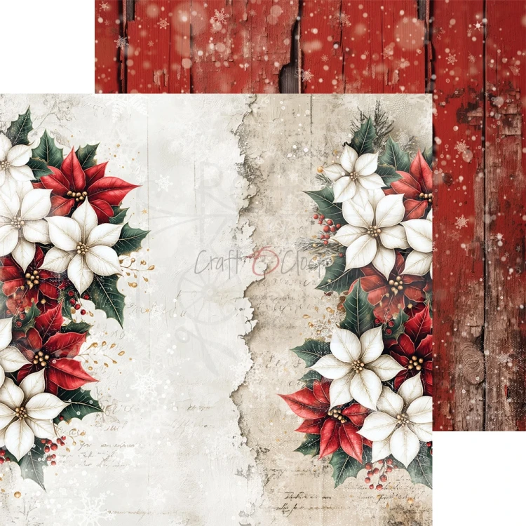 Zestaw papierów do scrapbookingu 20x20 Oh, Christmas Night CC-F41-OCN-07 Craft O'Clock