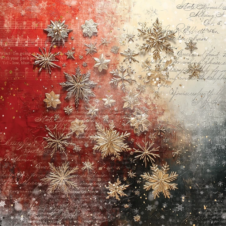 Zestaw papierów do scrapbookingu 20x20 Oh, Christmas Night Basic CC-F41-OCN-08 Craft O'Clock