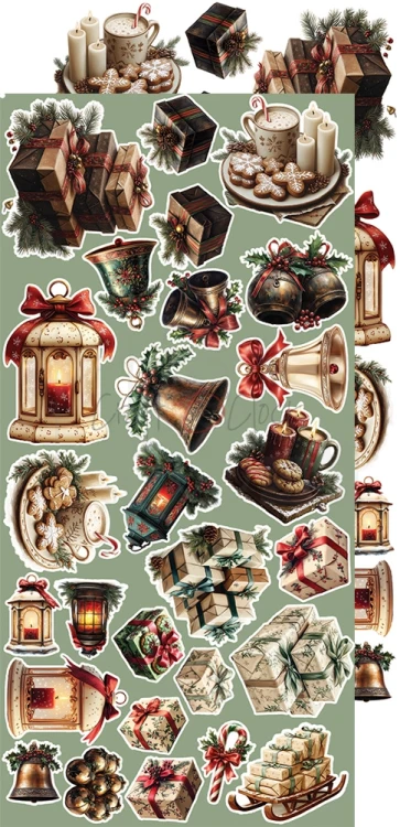 Zestaw dodatków 15x30 Oh, Christmas Night Christmas CC-F41-OCN-12 Craft O'Clock