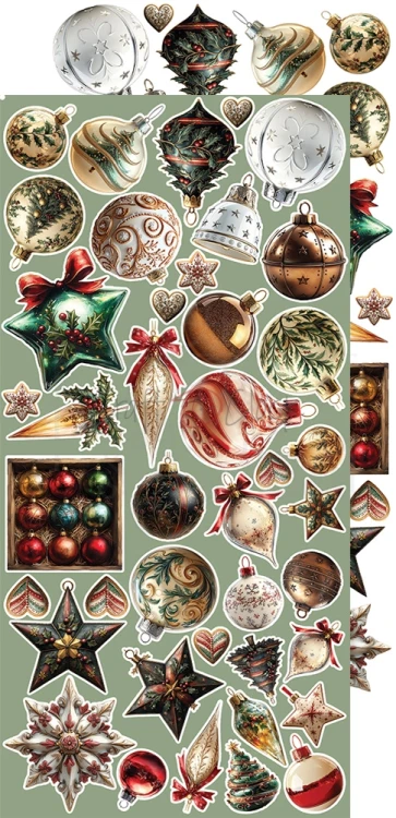 Zestaw dodatków 15x30 Oh, Christmas Night Christmas CC-F41-OCN-12 Craft O'Clock