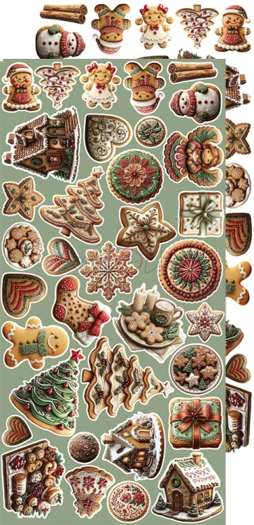 Zestaw dodatków 15x30 Oh, Christmas Night Christmas CC-F41-OCN-12 Craft O'Clock