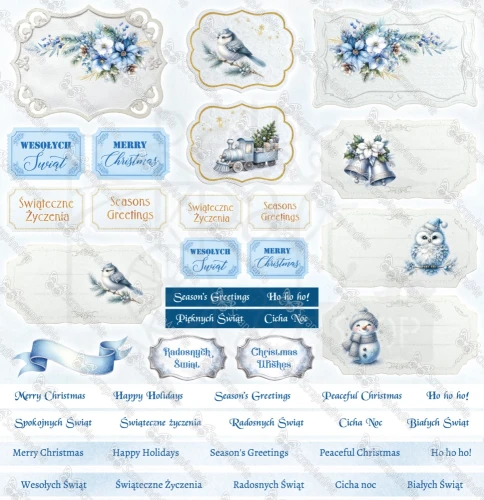 Zestaw papierów do scrapbookingu 30x30 Winter Sparkle - ScrapAndMe