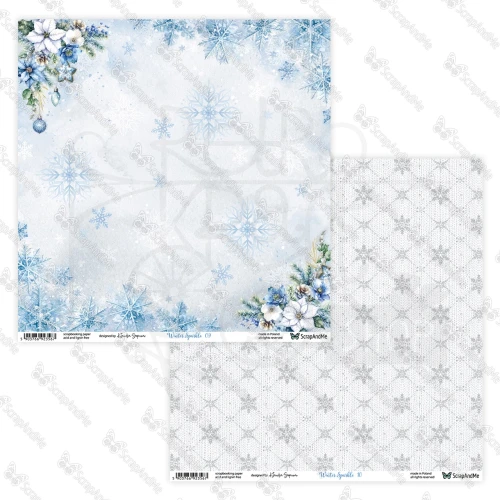 Papier do scrapbookingu 30x30 Winter Sparkle 09/10 - ScrapAndMe